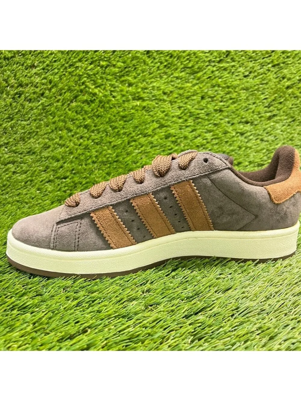 Adidas Campus 00s Mens Size 8 Brown White Gum Athletic Lifestyle Shoes Sneakers